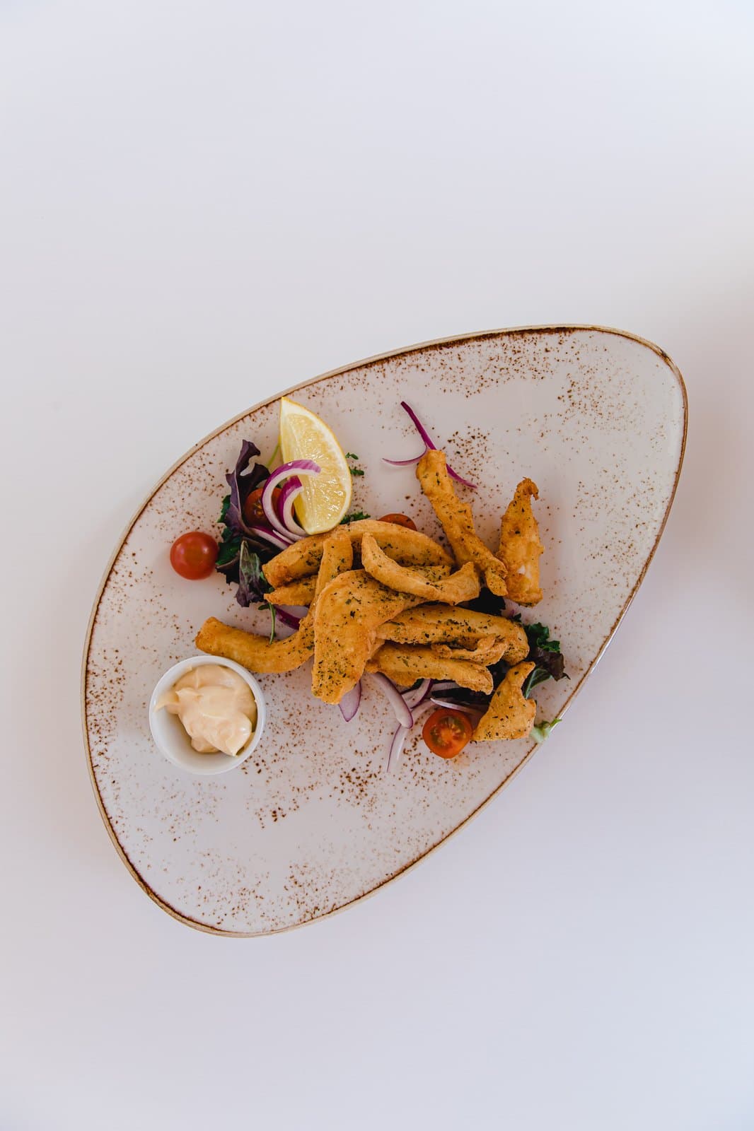 Choco Frito com Batatas